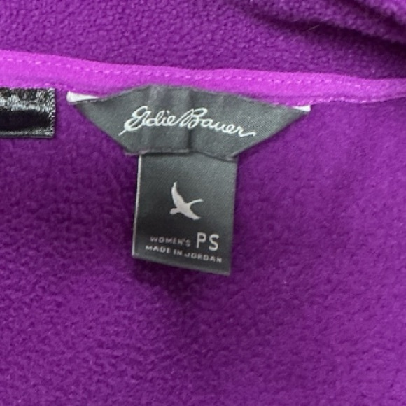 Eddie Bauer - EC - Vibrant Purple Fleece Pullover - Picture 2 of 4